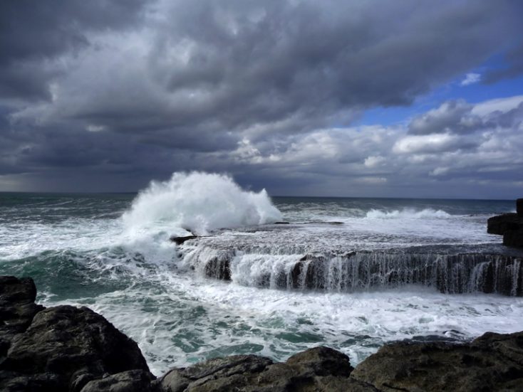 Ocean before storm © Depositphotos