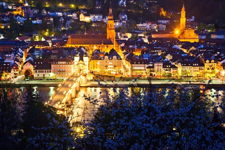 Heidelberg at night, Germany | Stock Photo © Depositphotos