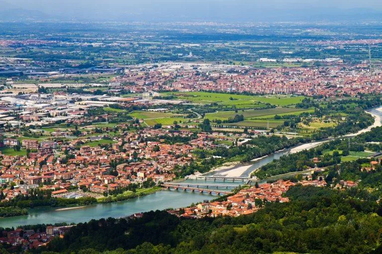 City of Turin skyline panorama seen from the hill | Stock Photo © Luca Silvestro Santilli