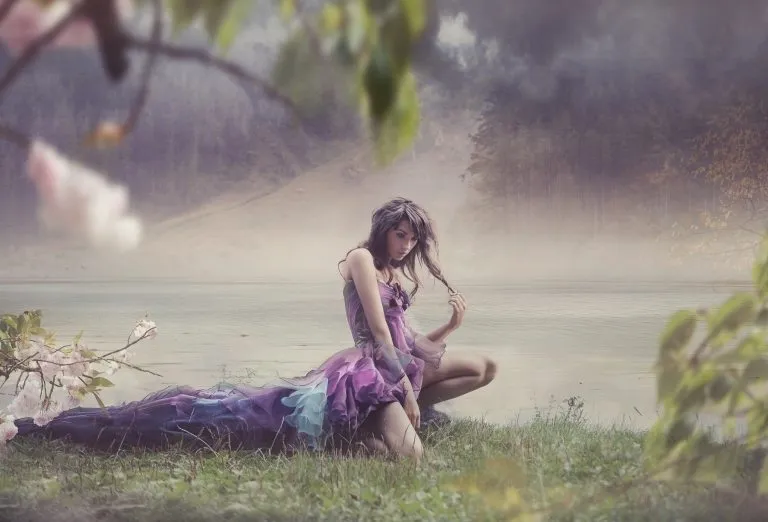 Beauty woman in fairy scenery | Stock Photo © Konrad Bąk