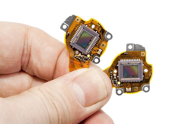 RGB sensors from digital camera macro