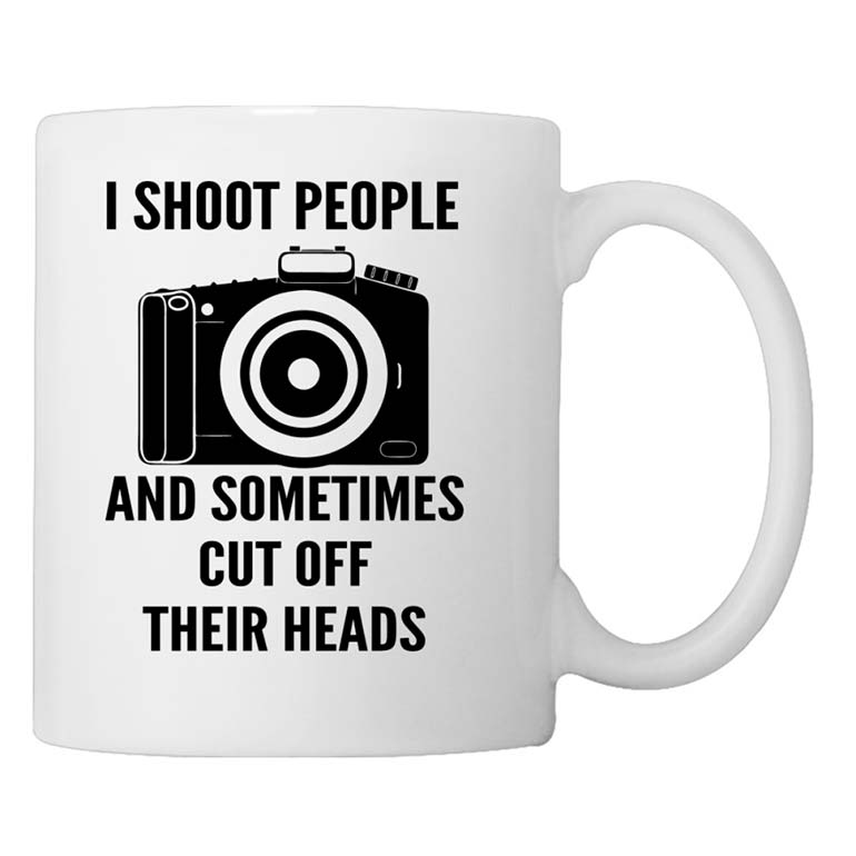 i shoot people mug gifts for photographers