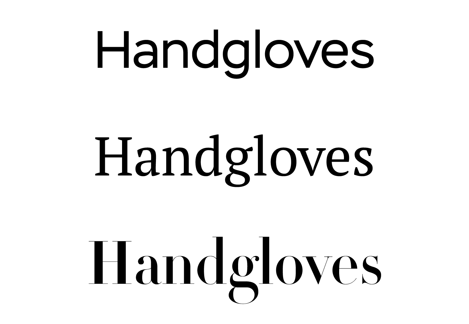 types of font guide