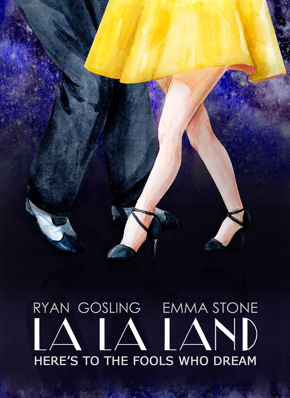 alternative movie posters Anastasia-Lembrik-La-la-land poster