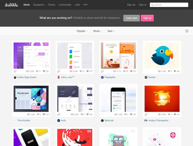 dribbble-pinterest-alternative