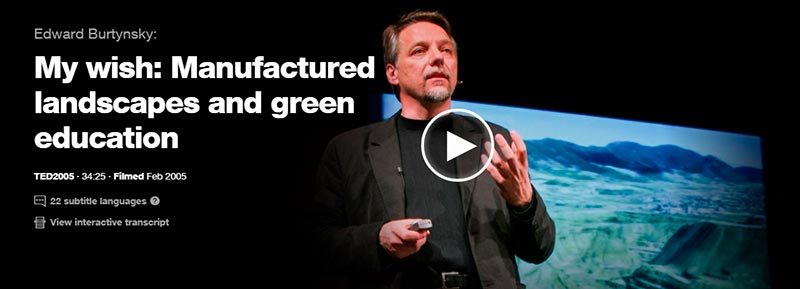 ted talks manufactured landscapes