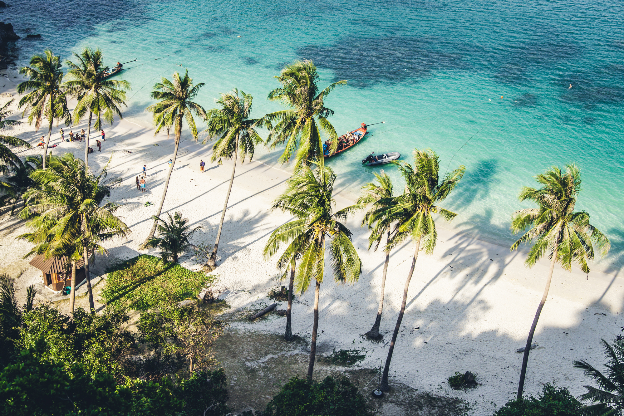 hd nature background of beautiful beach in Thailand 