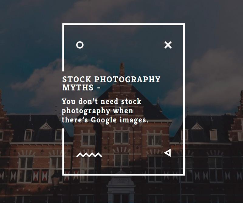 Stock photography myths 1