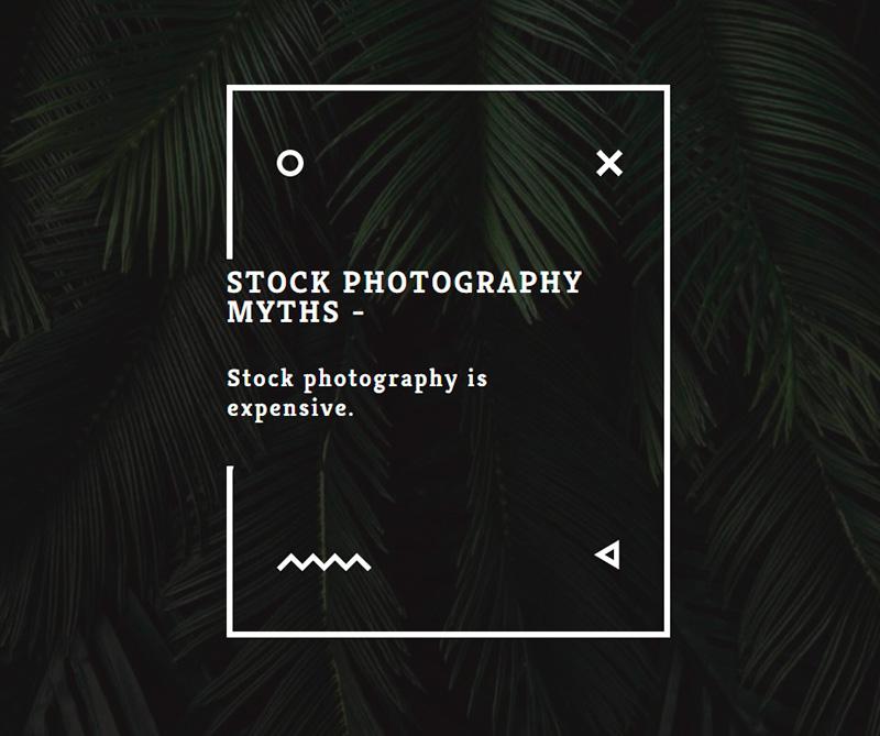 Stock photography myths 4