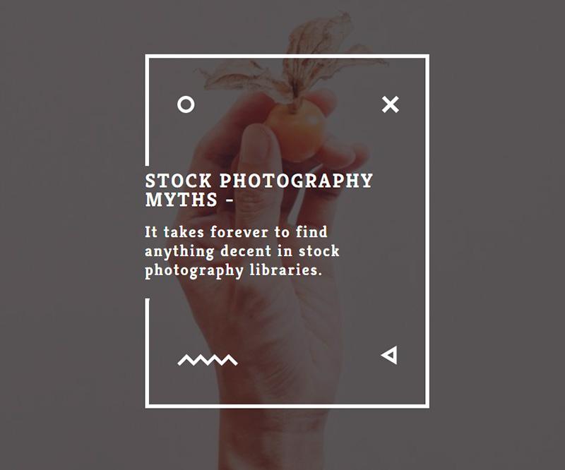 Stock photography myths 6