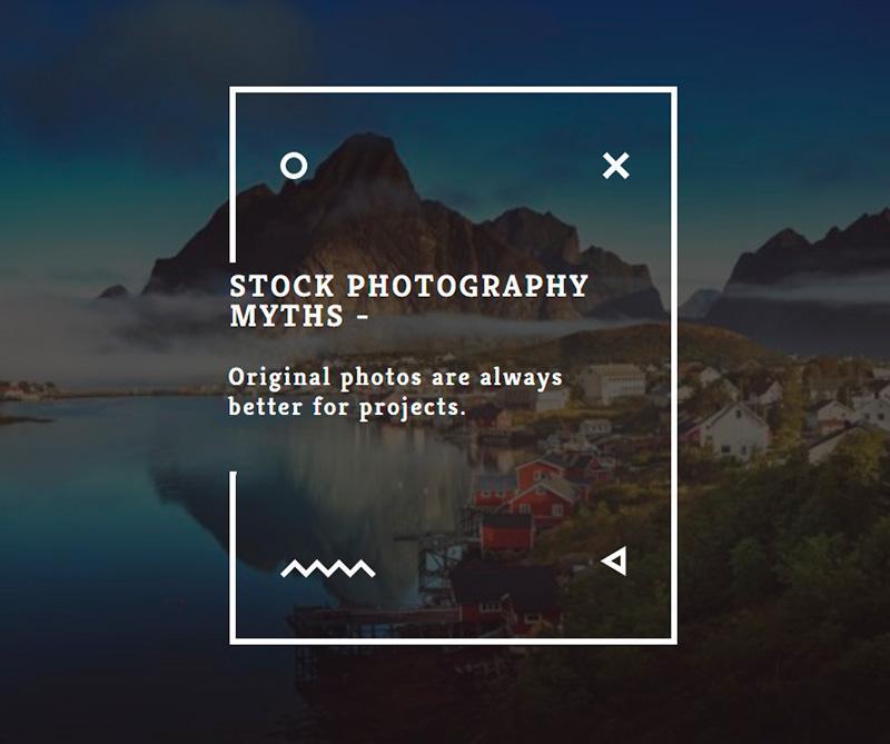 Stock photography myths 7