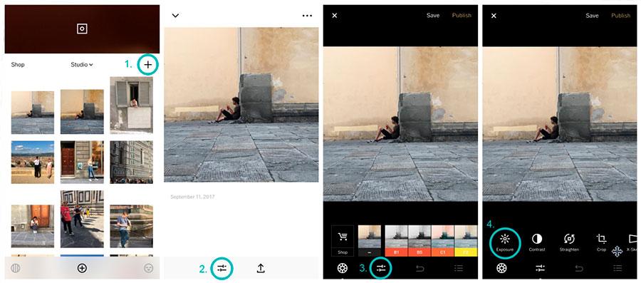step-1-vsco-tutorial how to fix photos