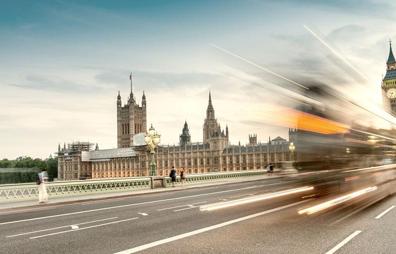 Blurred subject with background in focus london big ben