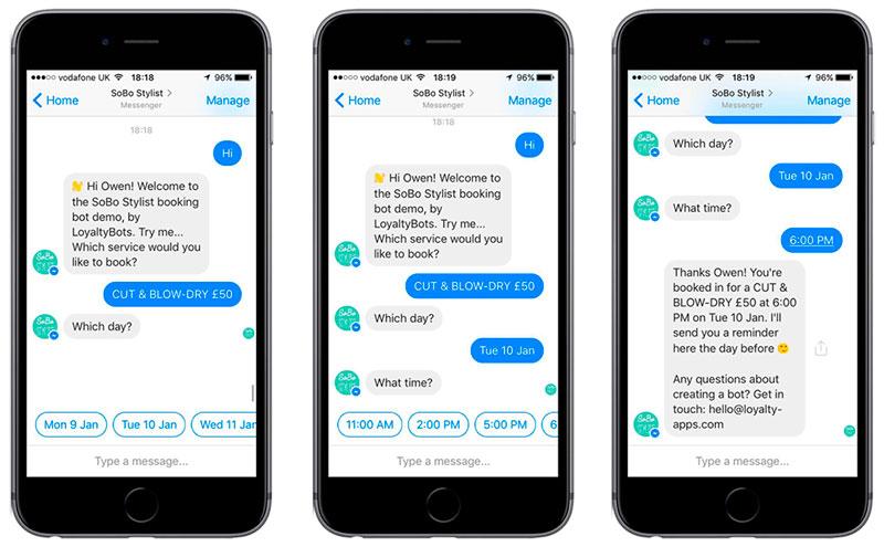 social media marketing trends for business - chatbots