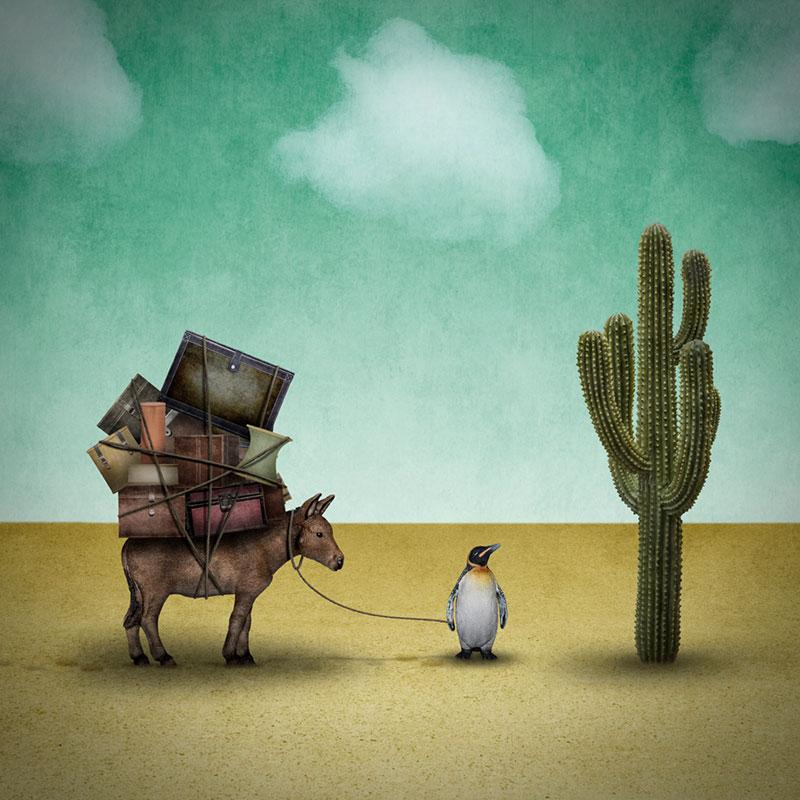 Gregory Noblin art - Mr+Penguin+Goes+On+Holiday