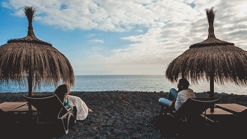 Simona Pilolla video - beach