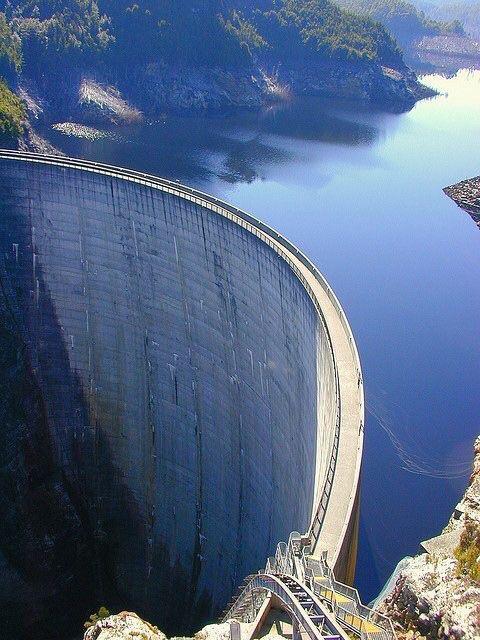 enormous dam