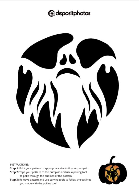 advanced halloween pumpkin carving stencil 2018 depositphotos