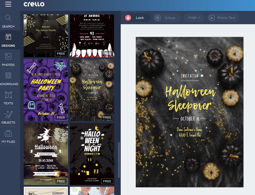 halloween event poster template of any choice 