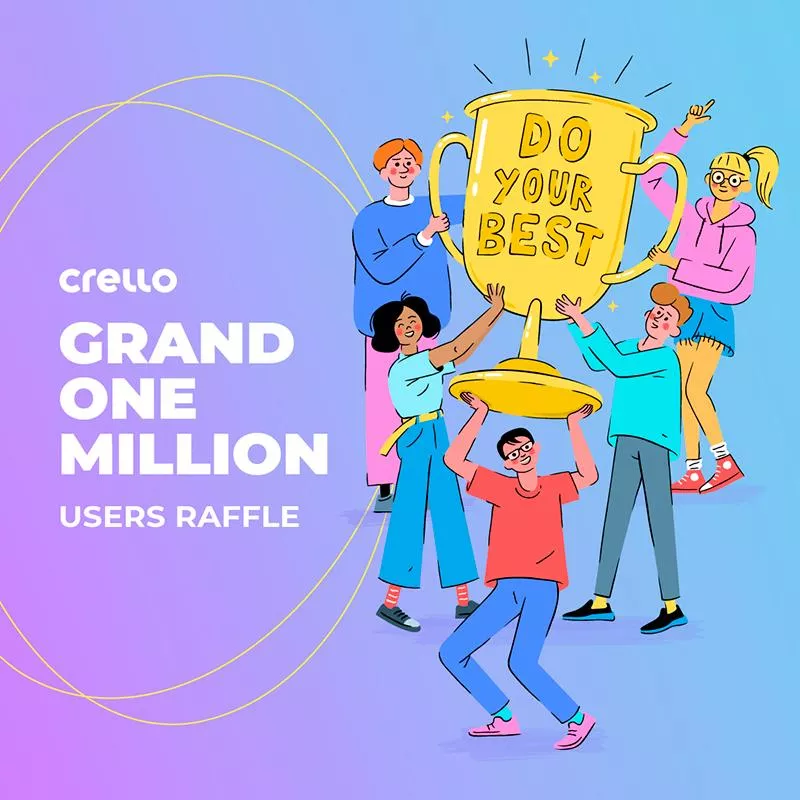 Crello raffle