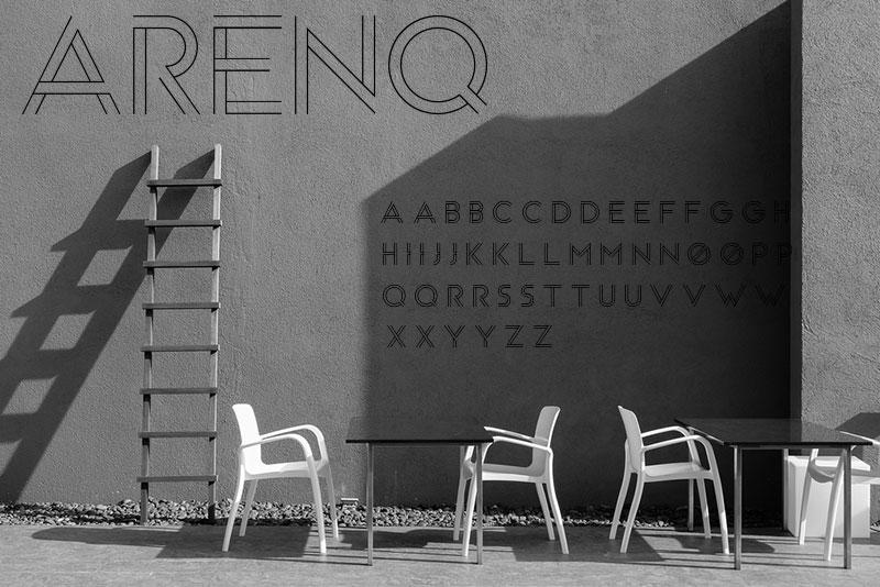 arenq font minimalism