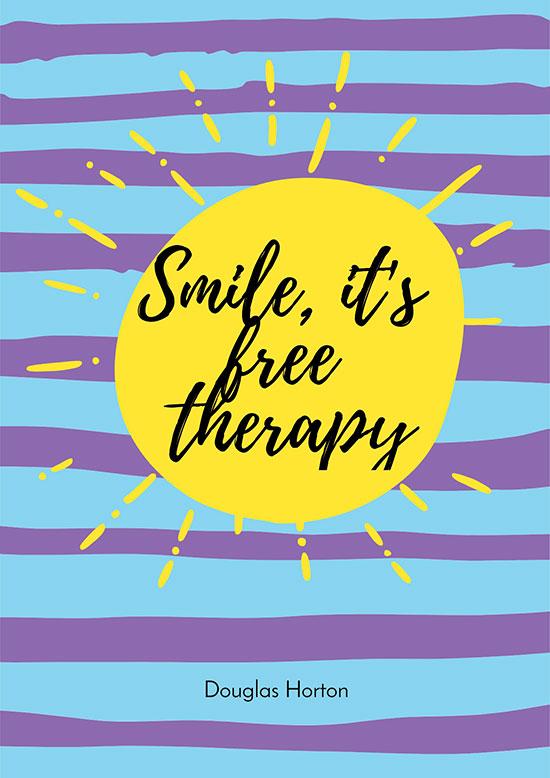 mile, it’s free therapy poster