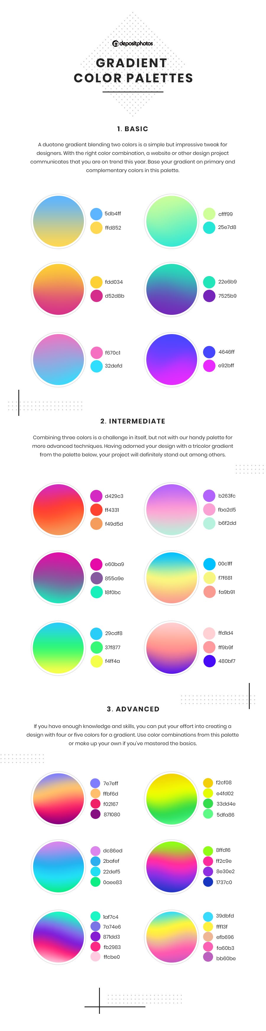 Gradient Color Palettes for Your Next Design Project