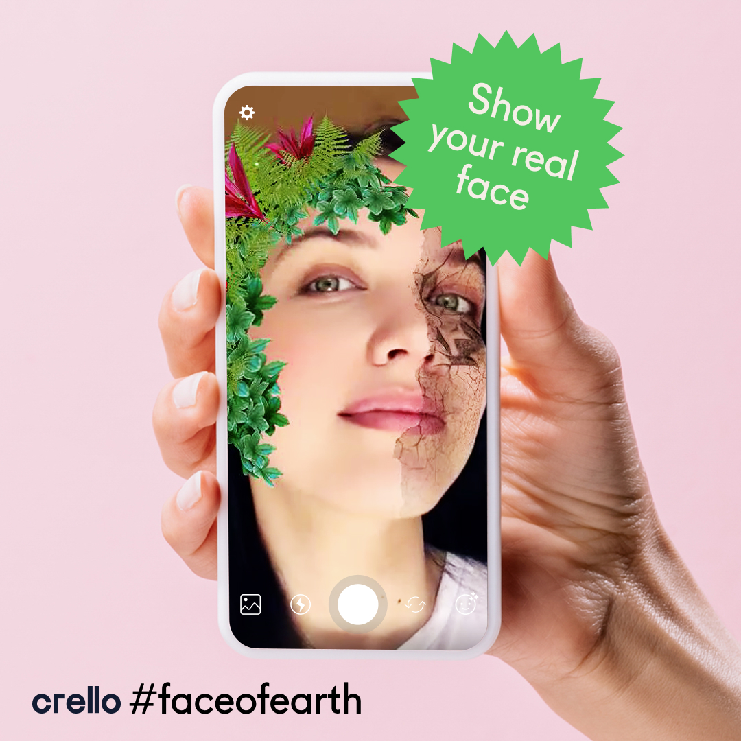 “FaceofEarth” Instagram filter