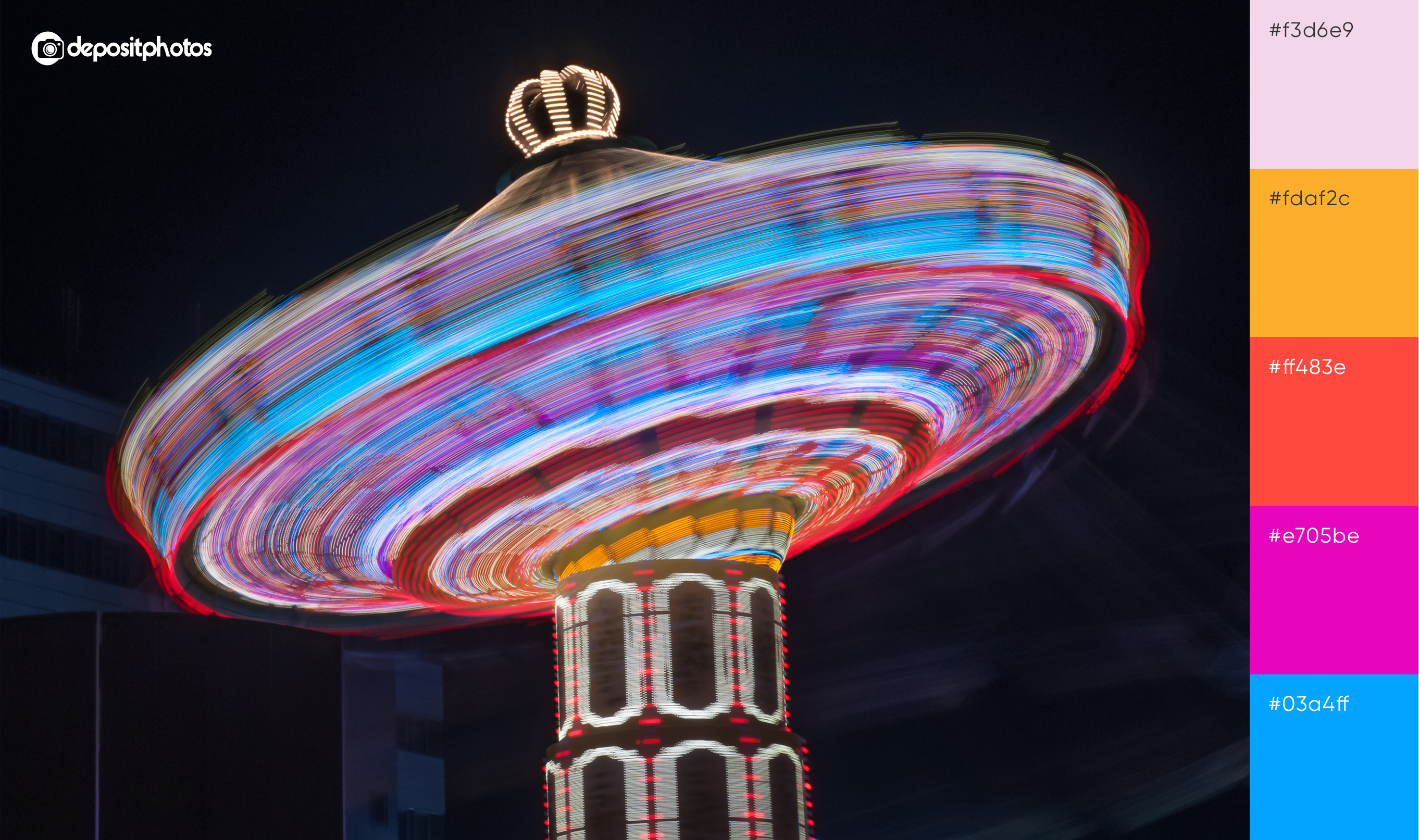 carousel at night