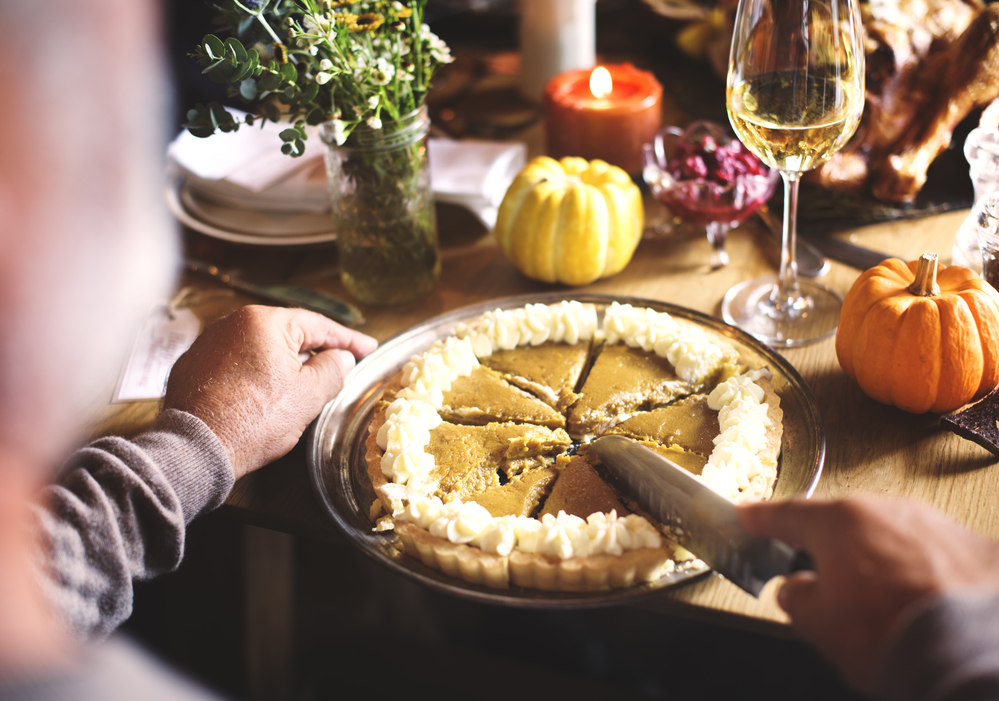 Cutting Pumpkin Pie 