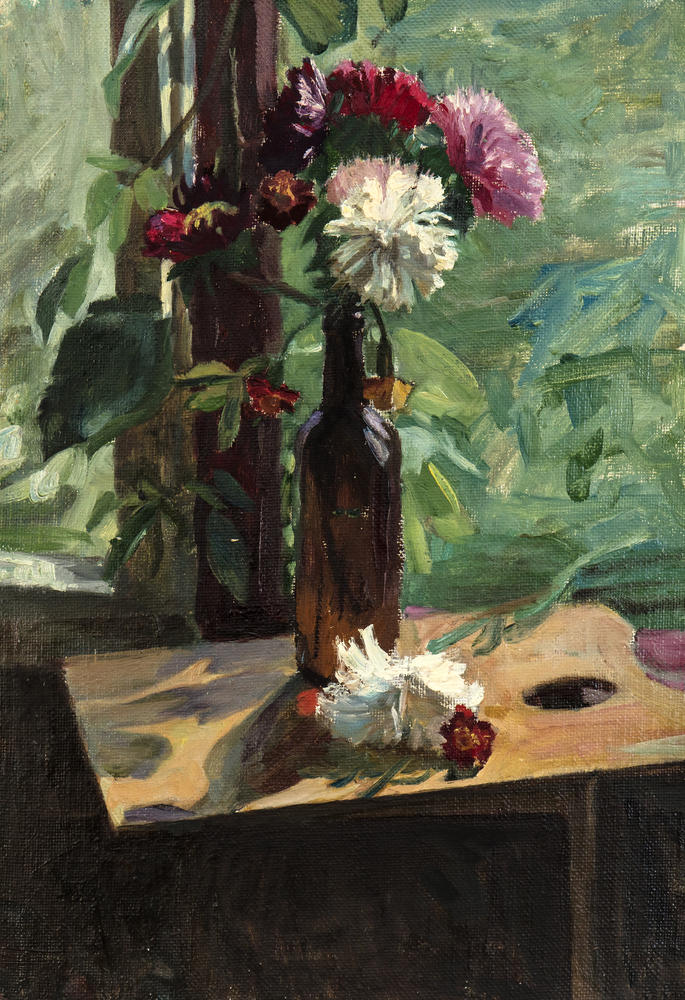 flowers oil painting