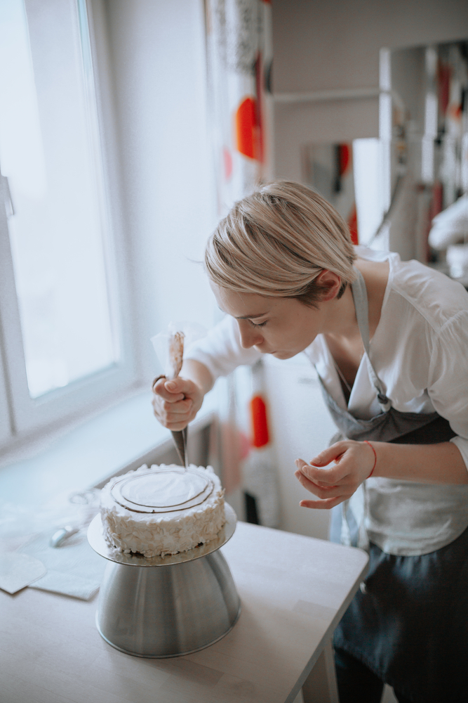  young woman confectioner 