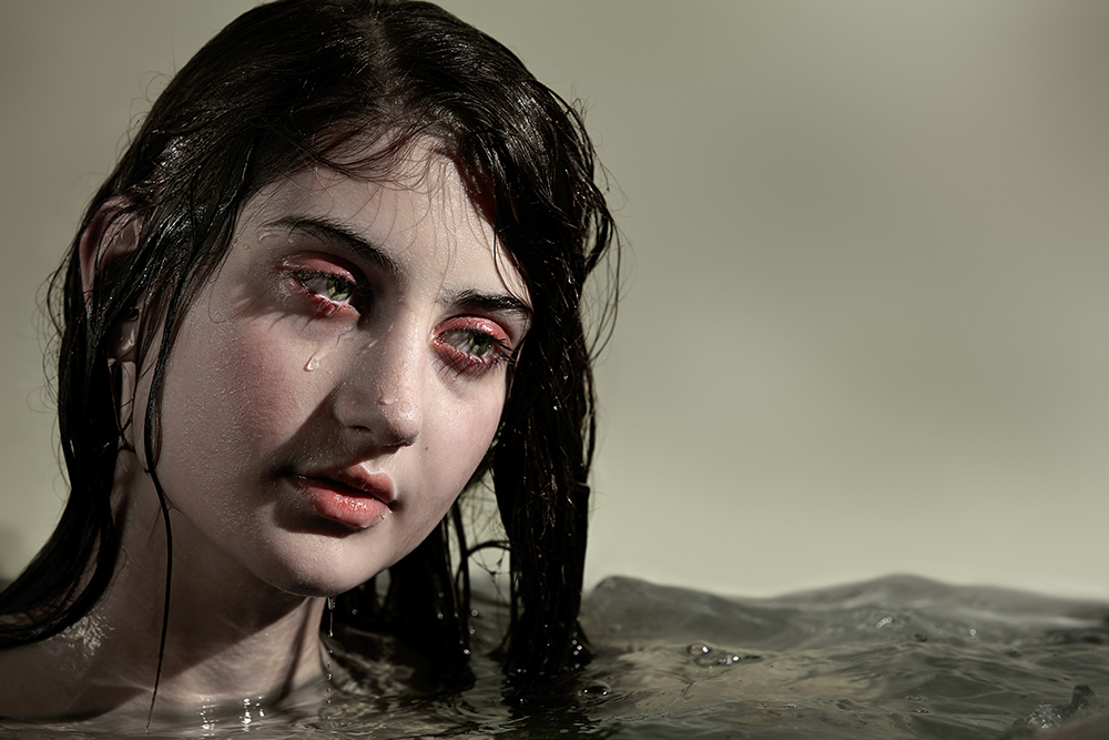 girl in water