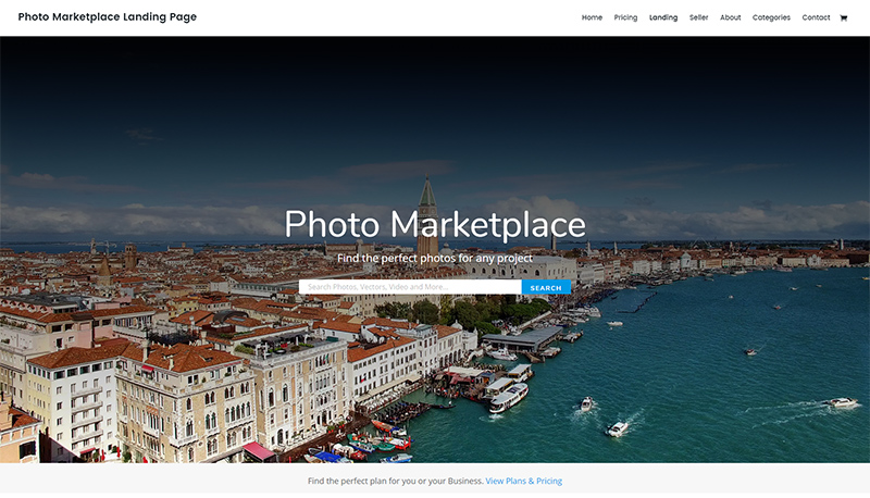 Divi photography website theme