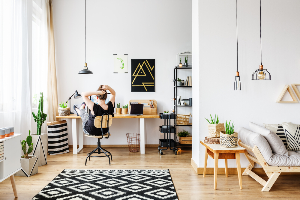 photo of Young freelance woman working remotely