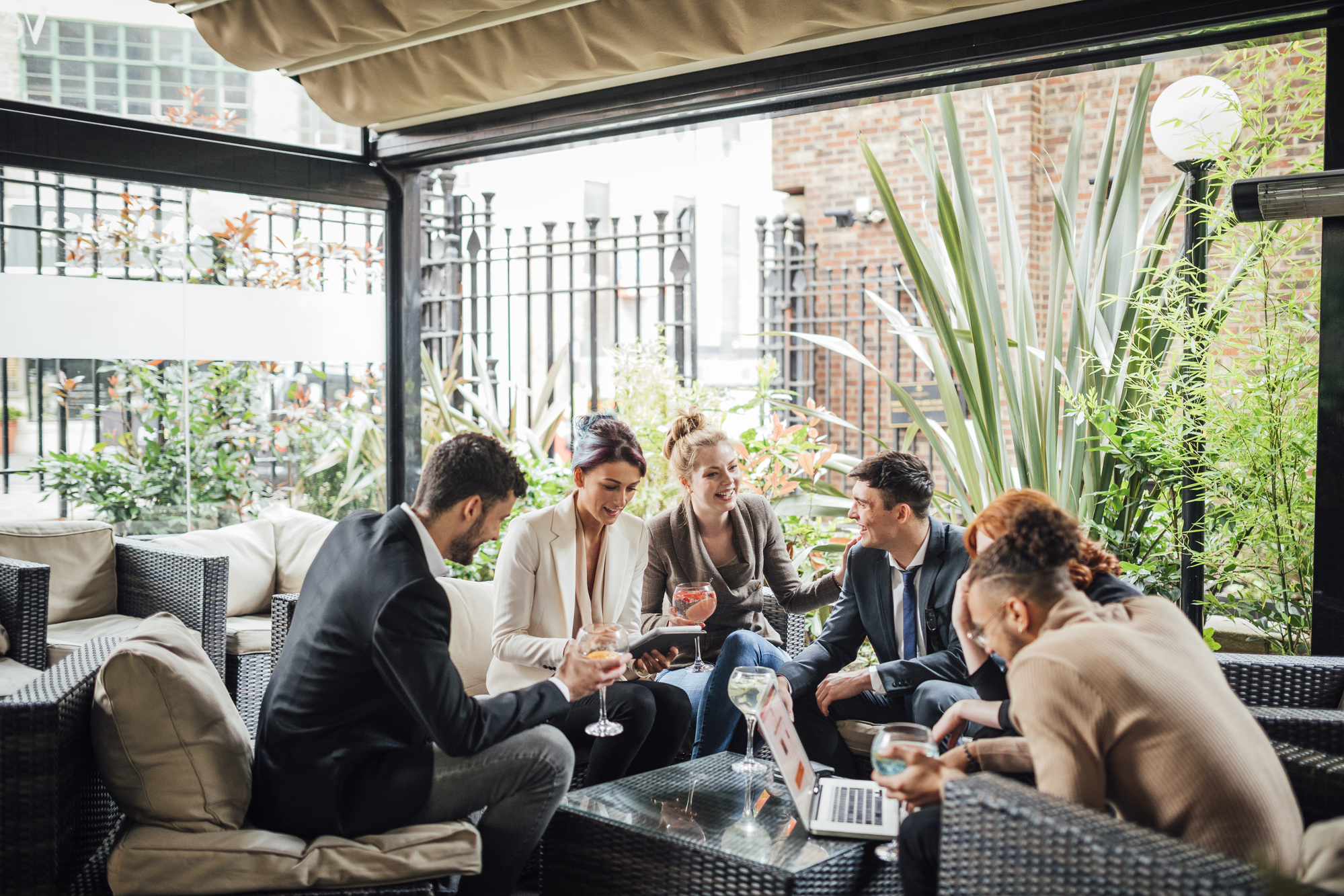 business people networking stock photo