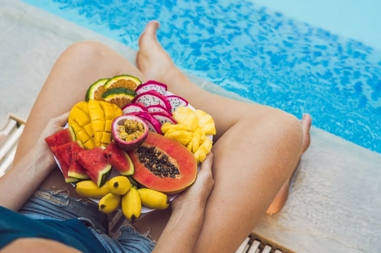 stock image of fresh fruit