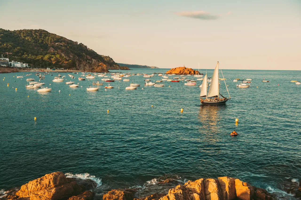 Beautiful landscape of Tossa de Mar