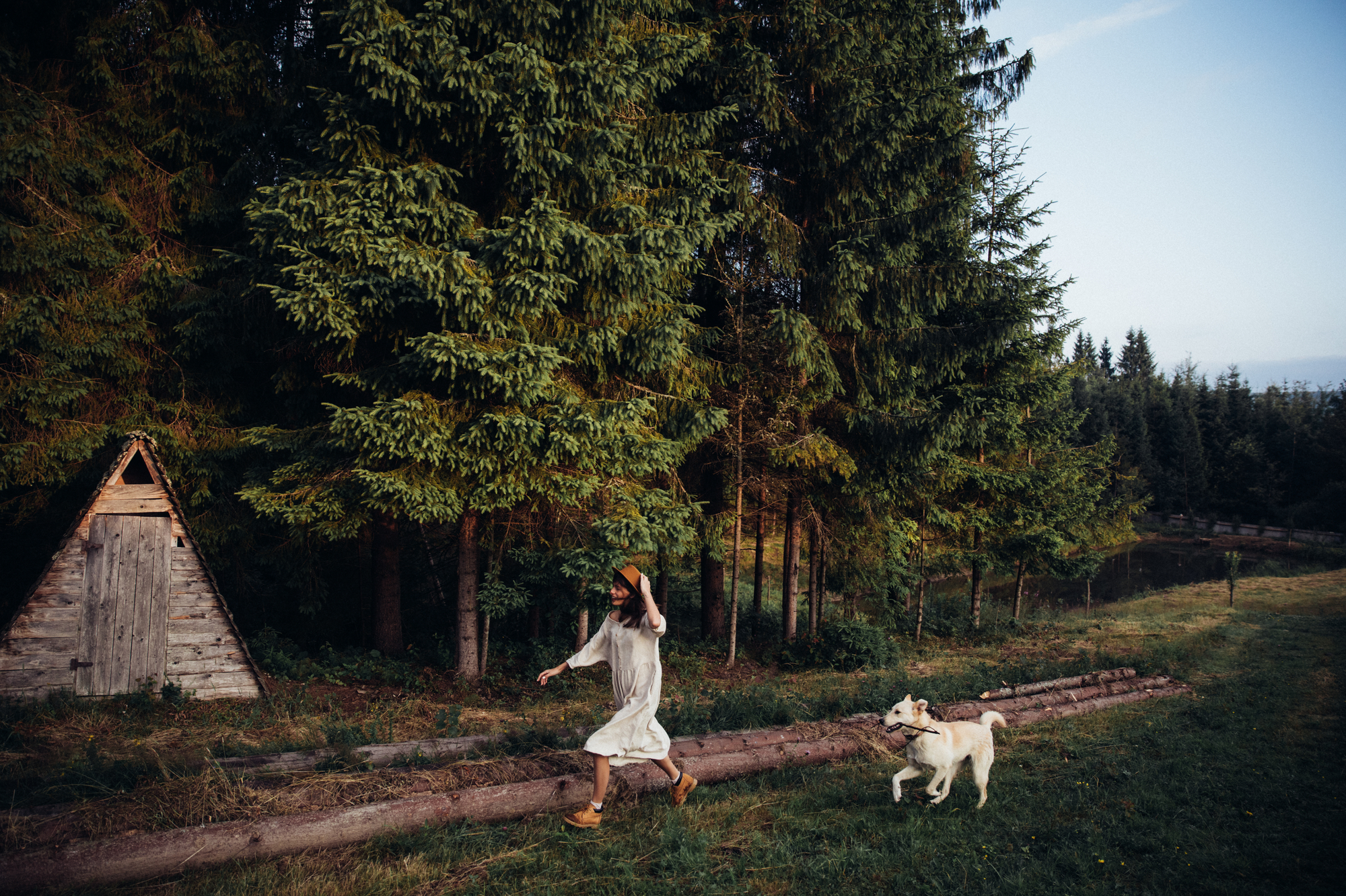 stock photo of girl spending time outdoors