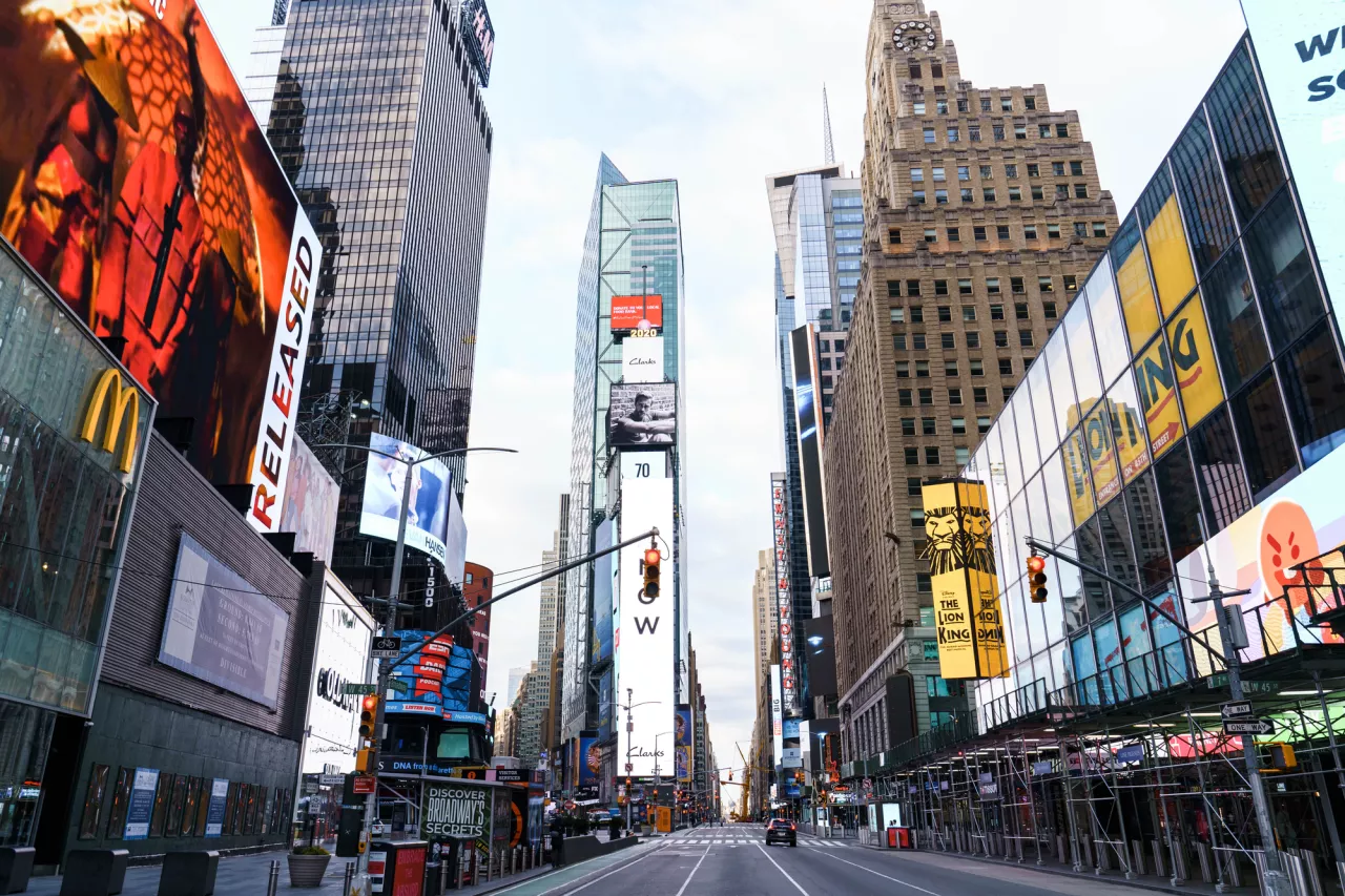 times square stock photo editorial