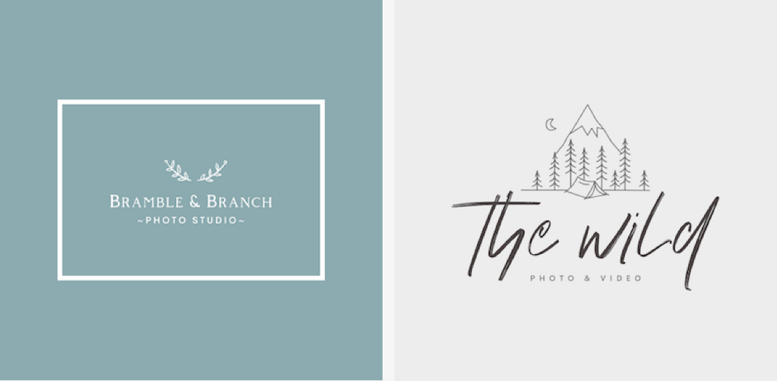 Top photography logo styles - Whimsical and Wild  