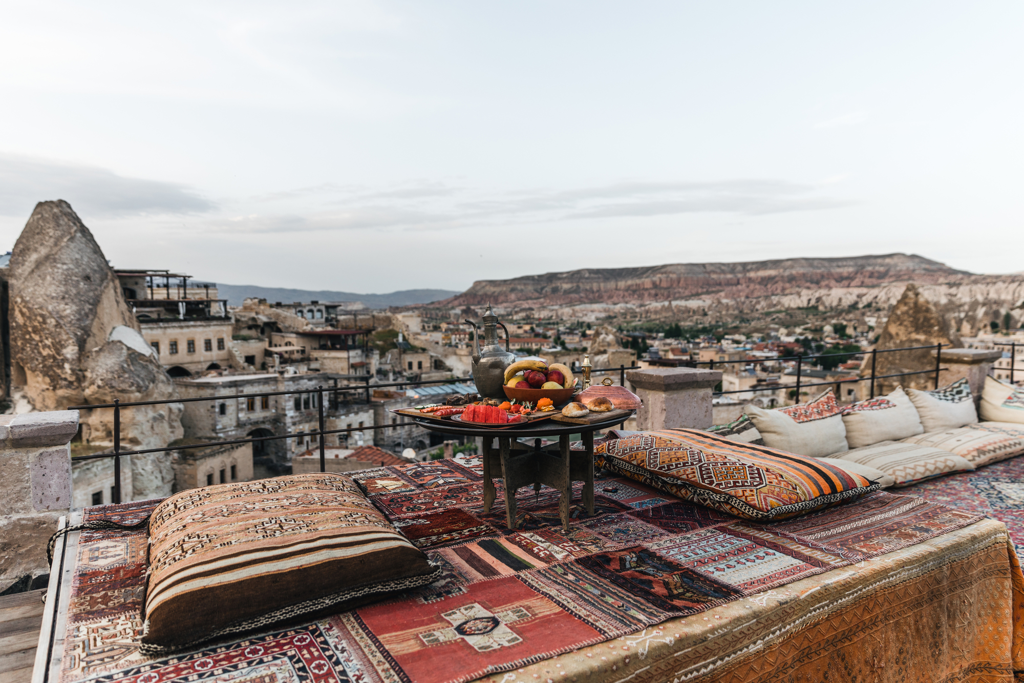 stock image picnic on the roof