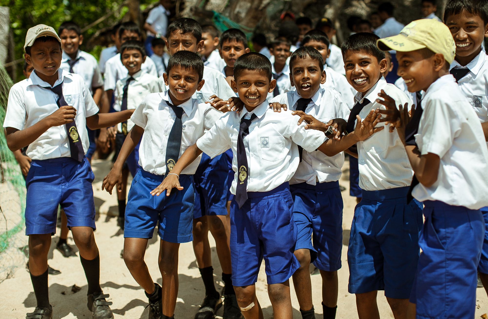 School children sri lanka stock photo editorial