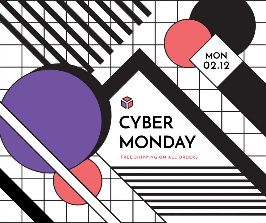 Cyber Monday design for Facebook (post)