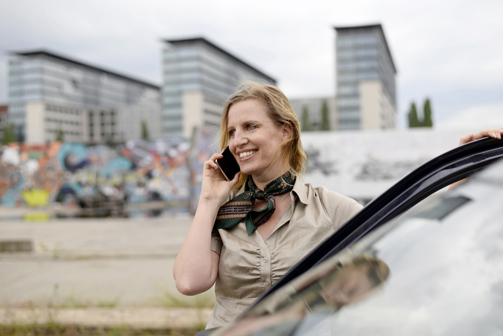 stock photo businesswoman speaking