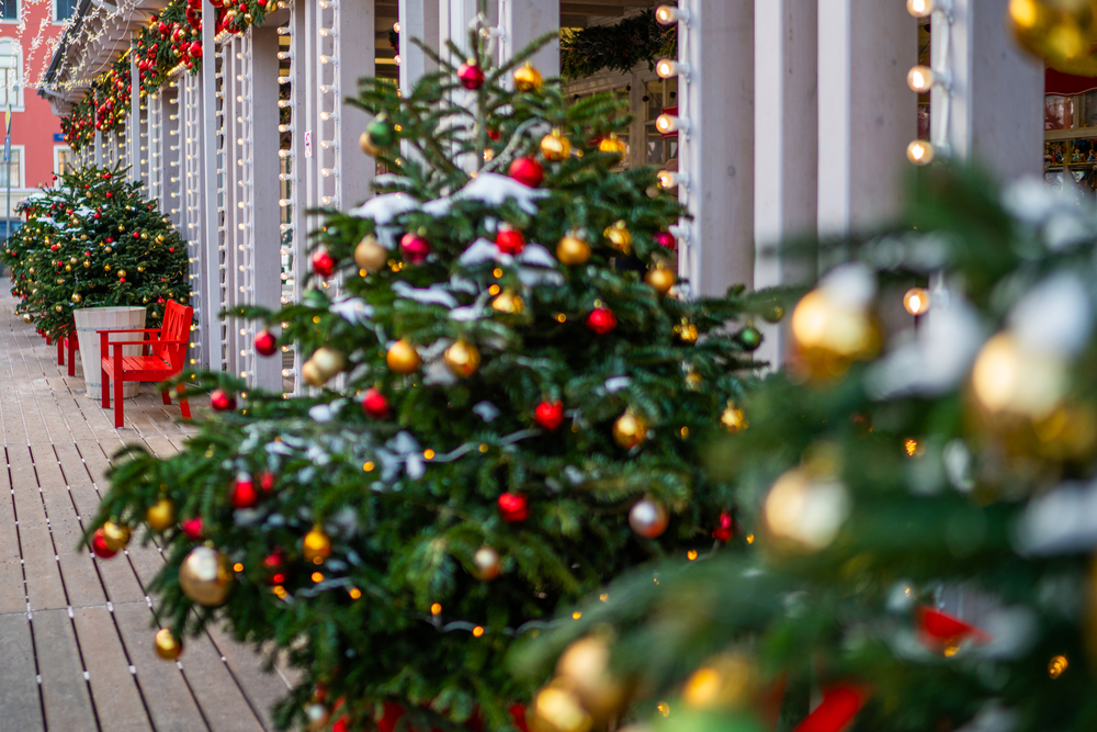 stock photo christmas tree