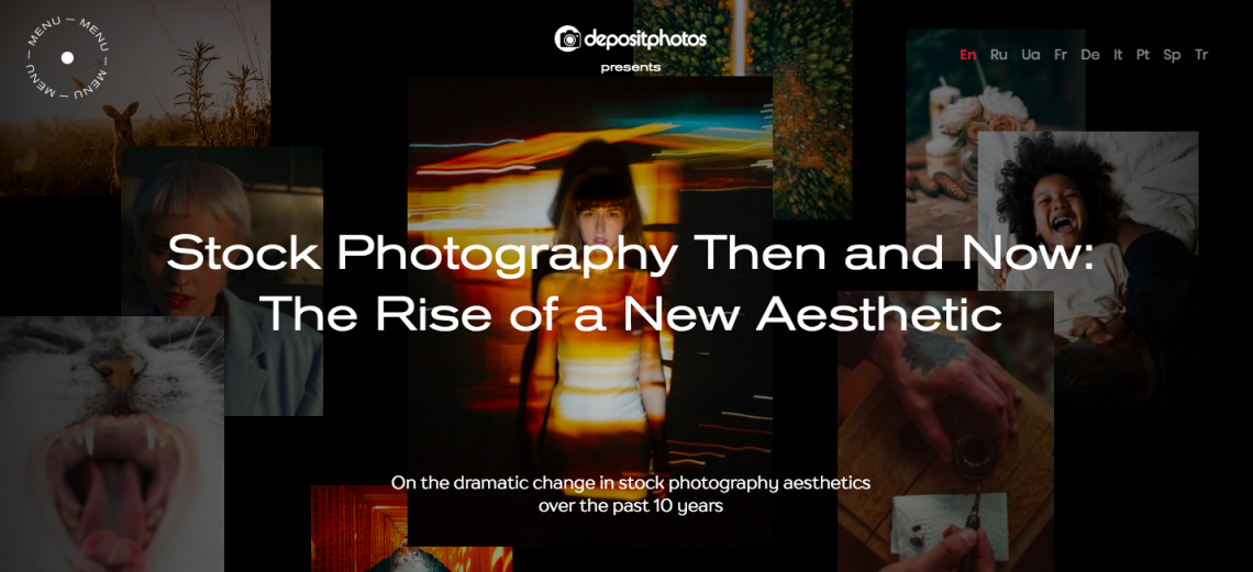 Stock photography then and now cover