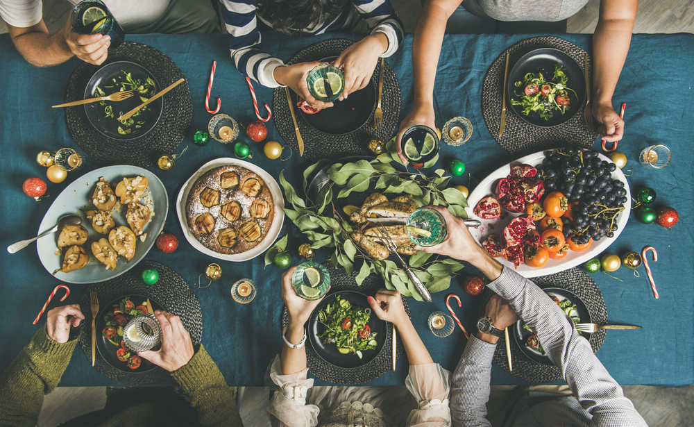 stock photo christmas food