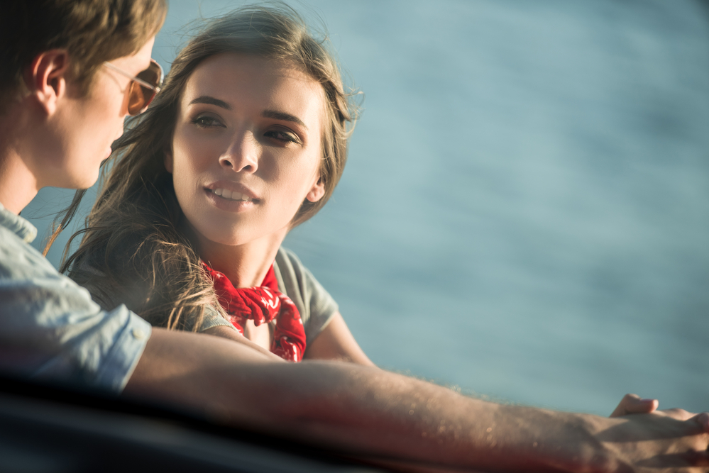 stock photo couple love sea