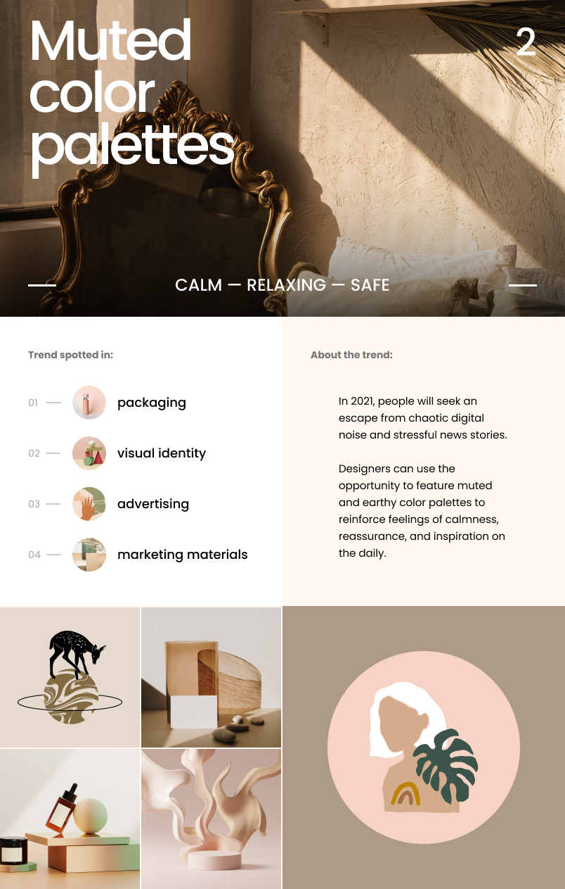 Graphic Design Trends 2021_muted color palettes